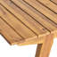Table de salle à manger en bois pour l'extérieur 69 po - Finition pour un repas mémorable