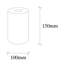 Lampe de table brune 5,91 po Keturah