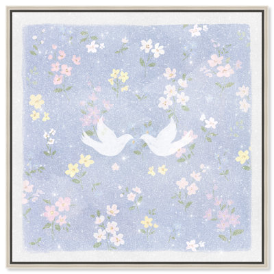 Love Doves Print by Oliver Gal