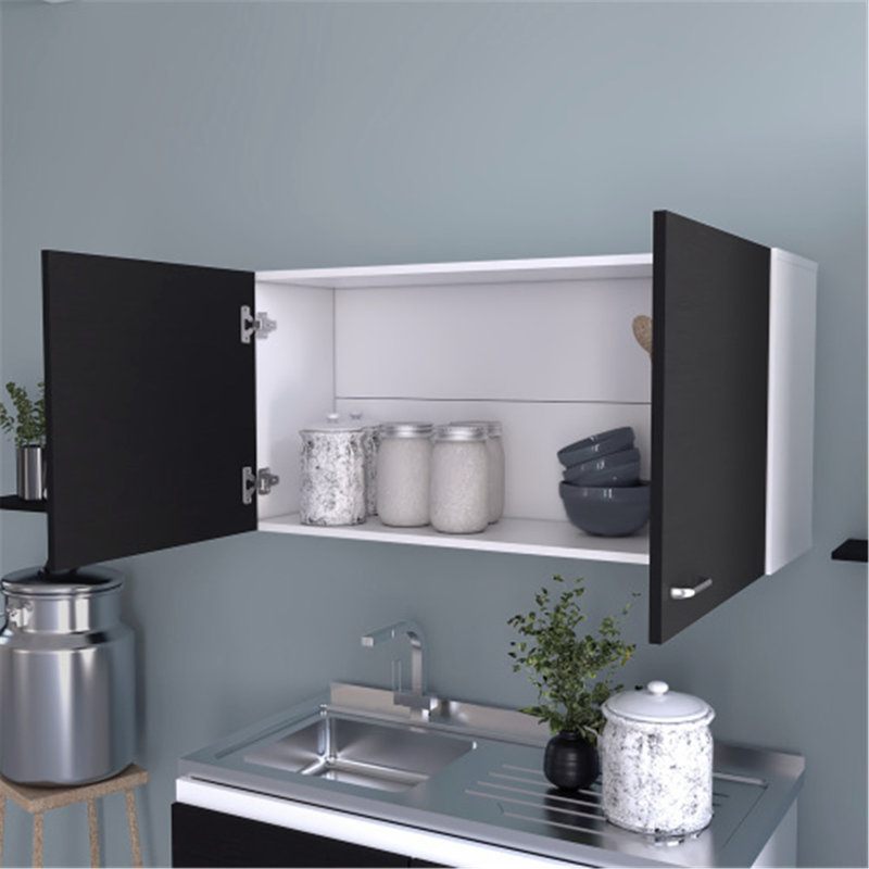 Emmersen Accent Cabinet, White/Black