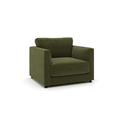Chaise et demi rembourrée Milo