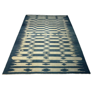 Dhurrie Hand Woven Wool Area Rug
