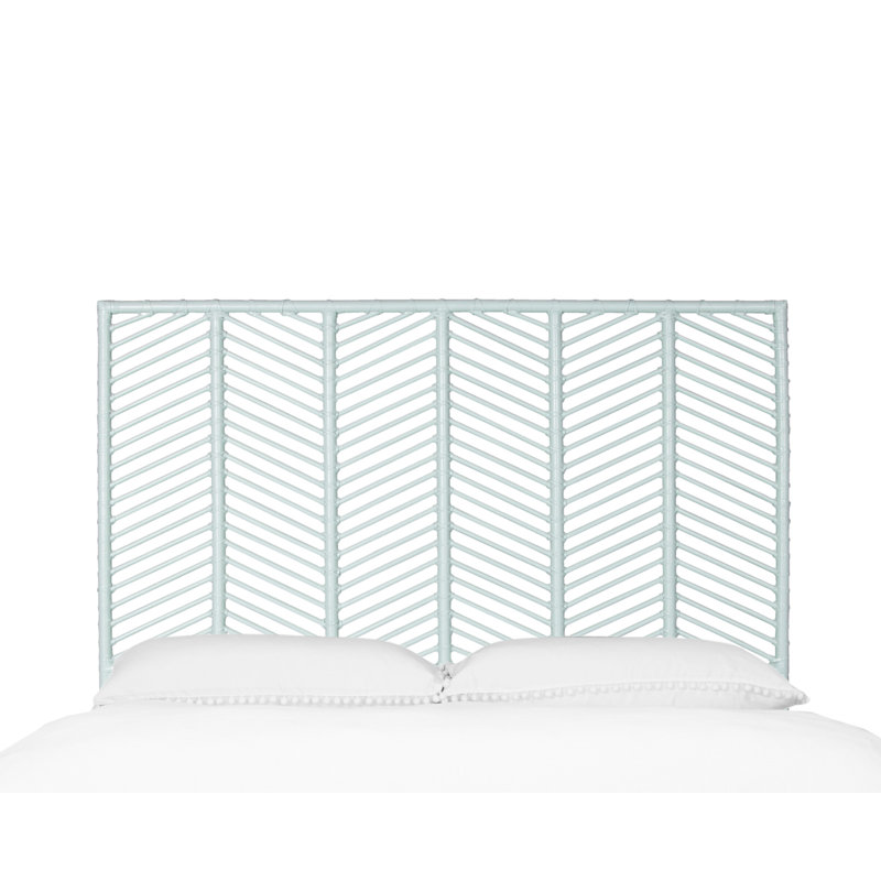Liam Open-Frame Headboard, Double, Light Blue
