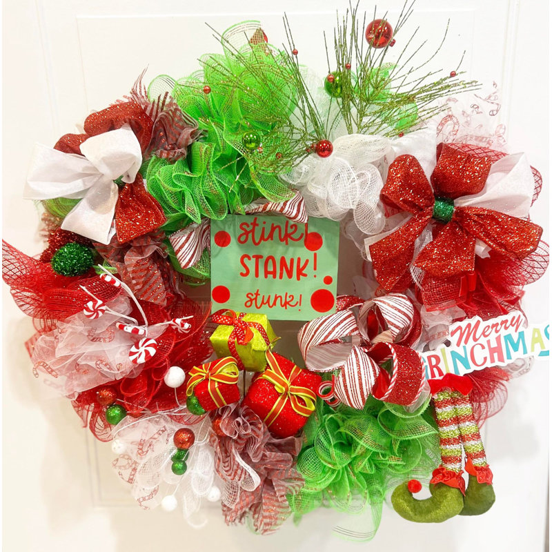La couronne de Noël Grinch