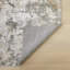 Abstract Beige Grey Washable/Stain Guarded Area Rug-756073587