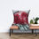 Open pomegranate - 26"x26" Throw pillow - Poly twill - Print on demand