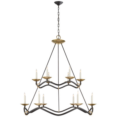 Barry Goralnick Choros Two-Tier Chandelier