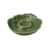 Cineraria Earthenware Chips And Dip Platter
