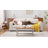 Yakina 89'' Upholstered Modern Chenille Sofa with Storage Pockets Couches and USB Charging Port-146340825