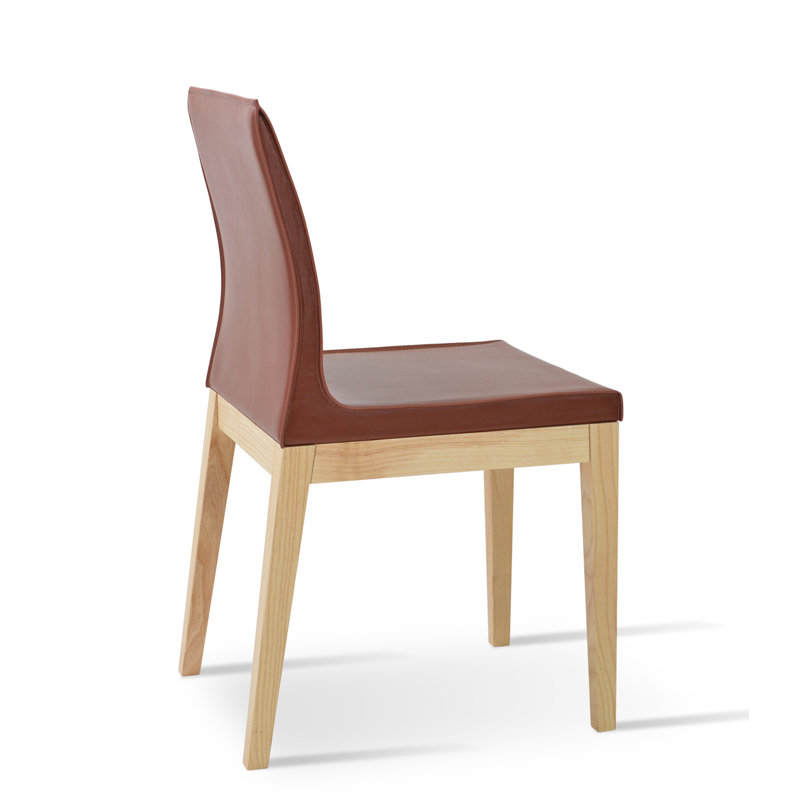 Polo Wood Side Chair, Light Brown, Natural Ash