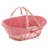 Wicker Willow Picnic Basket with Double Drop-Down Handles