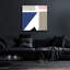  «Color Blocks 1» par Alicia Ludwig, art mural en verre acrylique, 36 po x 36 po