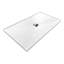 Receveur de douche en alcôve Streamline GSRB-665-653, 152,4 cm x 81,3 cm, en surface solide blanc mat avec bonde centrale