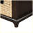 Rustic Storage Bench with 3 Drawers and 3 Rattan Baskets for Living Room, Entryway-688422002