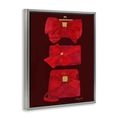 Ruby Red Clutches Floating Frame, design by Hillary Holt