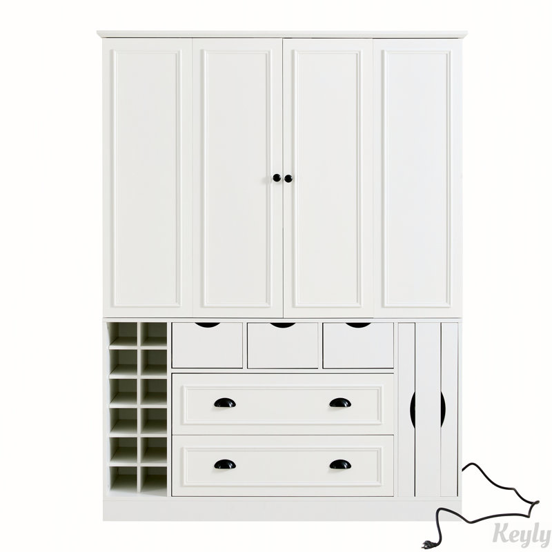 Armoire de rangement Farmhouse, White