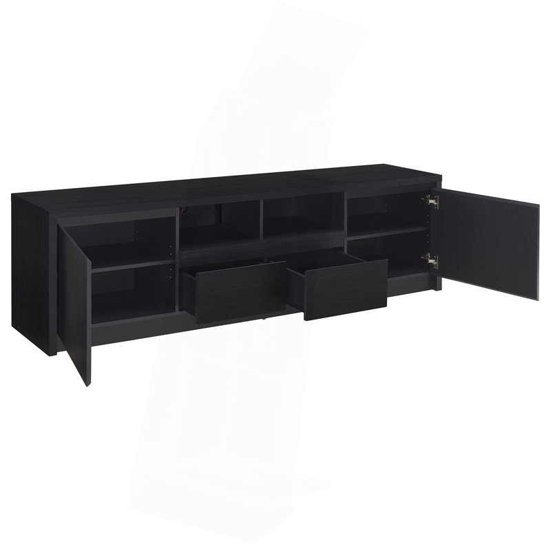 Meuble audio-vidéo 3 pièces Sloat, H 70,75 po x L 125 po x l 15,5 po