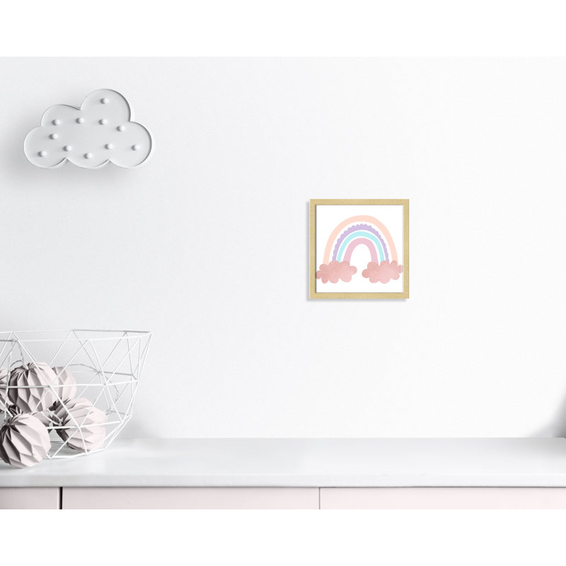 Arc-en-ciel 2, H 13 po x l 13 po x P 1,19 po, Encadré de boîte blanc