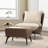 Upholstered Chair With Ottoman Footstool