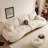 Modern Simple Cream Style Design Sofa