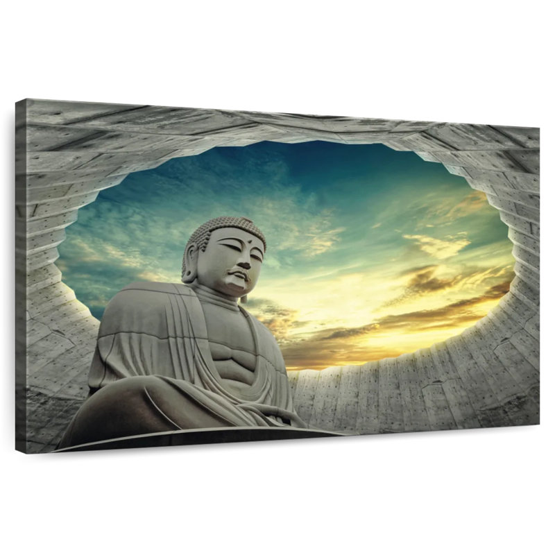 Adella Moai Buddha Statue, 16" H x 24" W