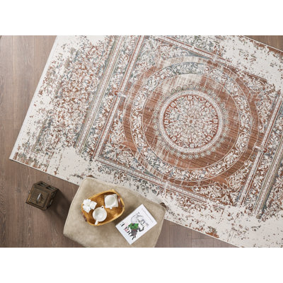 Valde Machine Woven Southwestern Area Rug 
