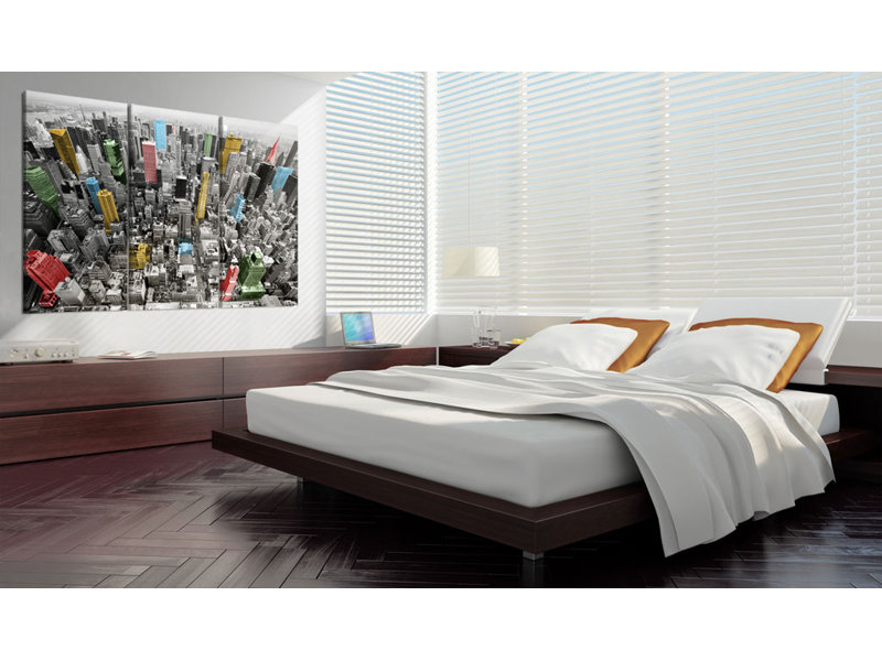 3 Piece No Frame Print on Canvas, 80cm H x 120cm W