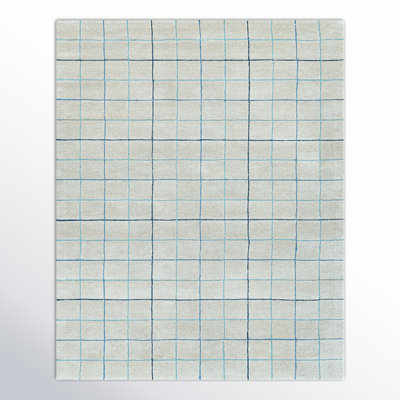Mallory Hand-Tufted Gray Geometric Rug