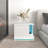 Bozarth 21.6" Nightstand with 16-Color LED Lighting, High Gloss Finish-2083200246