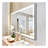 48" x 24" Rectangular LED Bathroom Vanity Mirror with Hidden Light Strip