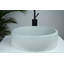 Lavabo de salle de bain vasque circulaire gris Kante