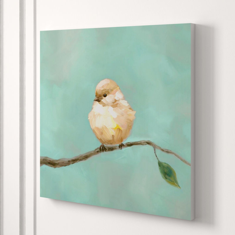 Baby Bird I Painting by Beverly Fuller, 20" H x 20" W, Outdoor