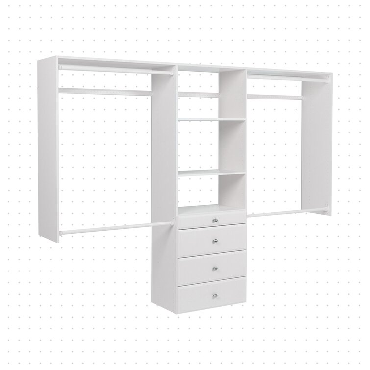 48'' - 91.9686'' Closet System (Can Be Cut To Fit)