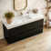 Valencia 60" Freestanding Single Modern Bathroom Vanity with Ingegrated Sink - Faucet Not Included