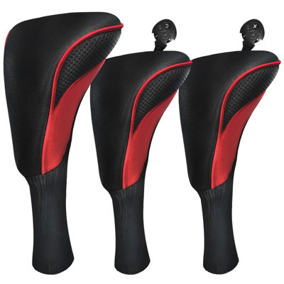 Mesh Golf Club Head Covers Set, Sports Protective Headcovers for Men and Women
