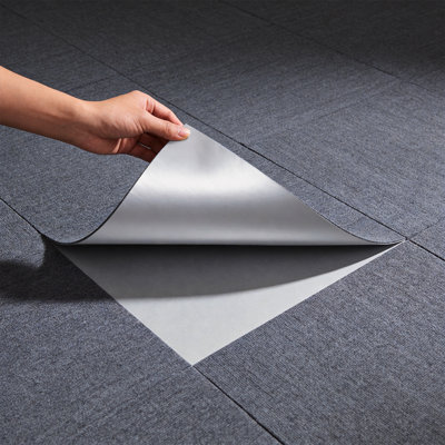 10pcs Polyester Self Adhesive Carpet Tiles