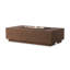 Table de foyer d'extérieur en béton H 16 po x l 60 po Darshani-207402796-246056541