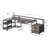Sholpan LED L-Shaped Desk with Cabinet with Power Outlets-1831091177-1843568773