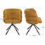 Ensemble de 2 chaises pivotantes 270 °-2075159385