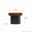 Ensemble de 2 tables basses gigognes rondes