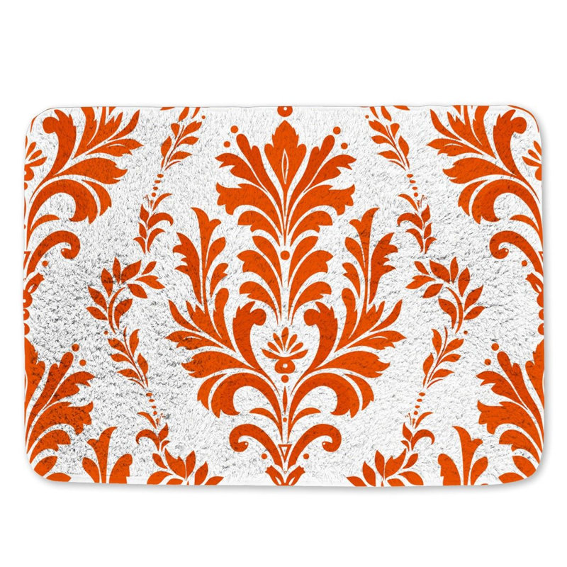 Tapis de bain en microfibre / microsuède Aketzalli, L 21 po x L 34 po