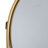 Metal Layered Oval Geometric Room Wall Mirror