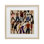Peace & Rhythm Dancers, reproduction sous verre, conception de Sierra Siler
