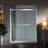 56" - 60" W x 76" H Double Sliding Frameless Shower Door with 5/16"(8mm) Clear Tempered Glass-71531949