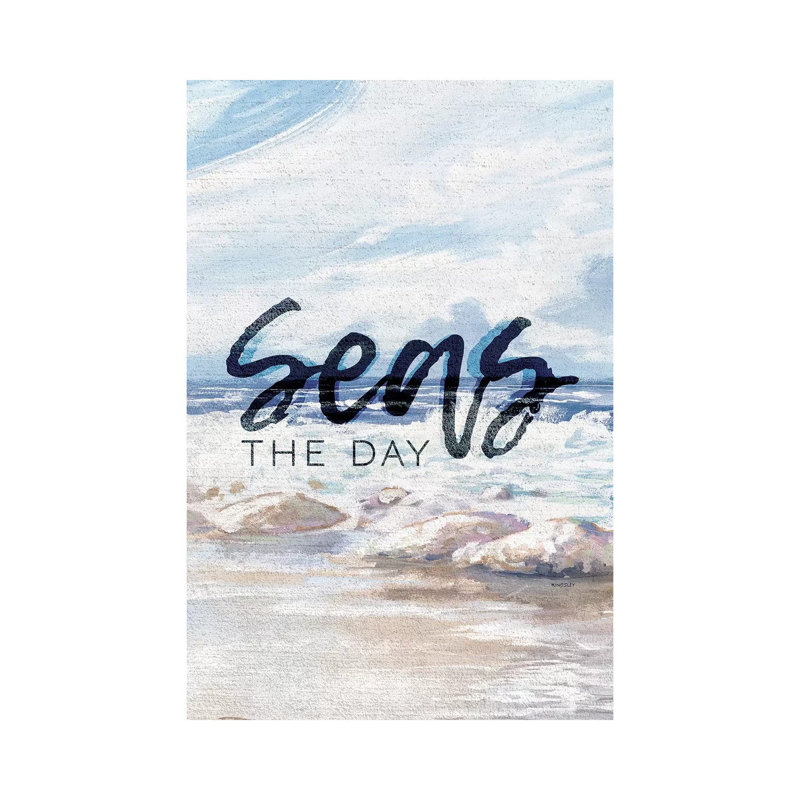 Seas The Day by Kingsley - Wrapped Canvas Gallery-Wrapped Canvas Giclée, 101.6 cm H x 66.04 cm W x 3.175 cm D