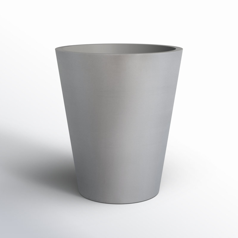 Pro Series Curve Thirty Planter, Gray