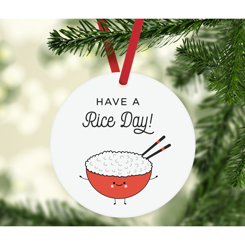 Boules de Noël drôles d’aliments pun