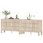 Ensemble de commodes 6 tiroirs Adora Mid Century-1250427271