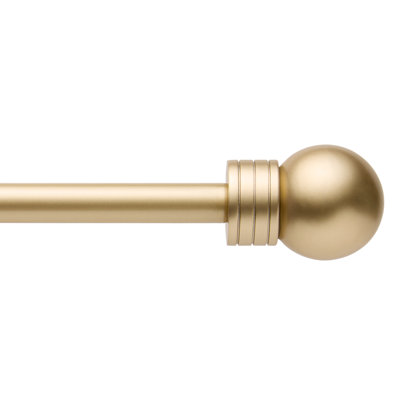 Ensemble de tringle à rideaux d'intérieur et fleuron Town & Country Country Basic 