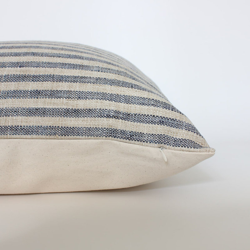 Blue Stripe Pillow Cover